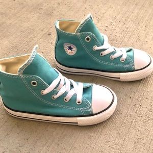 Kids Converse All Star US 9 - Mint Green